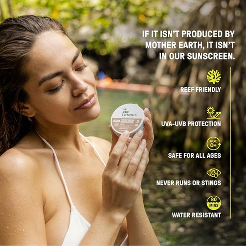 Raw Element Ultra-Moisturizing Tinted Face Cream - SPF 30 Mineral Sunscreen, Bronze, 1.8 oz | Reef Friendly
