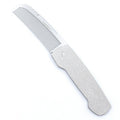 Dolmifapro Folding Pocket Comb for Men Hair Comb Stainless Steel Mustache Comb Wood Grain Design