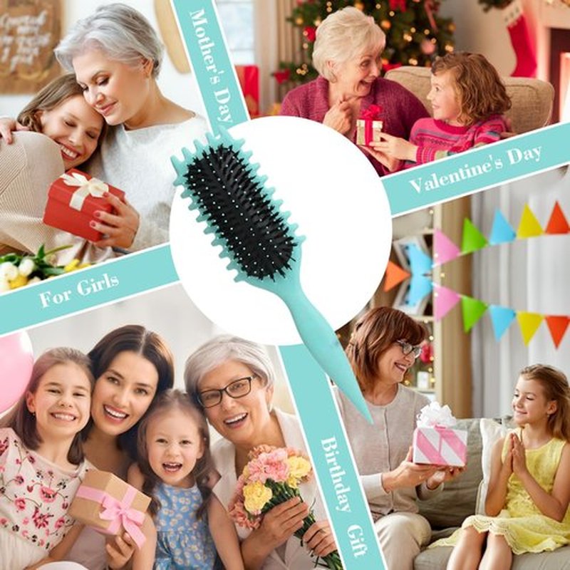 Curly Hair Brush,2025 Curly Hair Products Curl Defining Brush, Bounce Defining Hair Shaping for Women Men