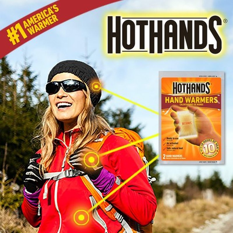 HotHands Hand Warmers - Long-Lasting, Odorless Air-Activated Heat - 40 Pairs, Up to 10 Hours