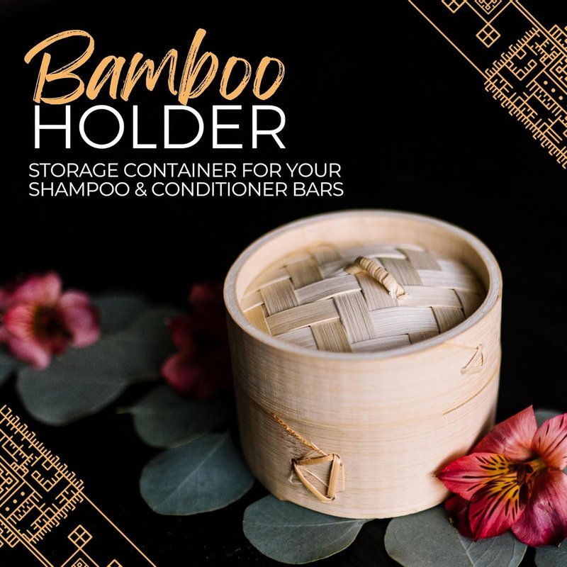 Viori Bamboo Hair Tool Holder - Eco-Friendly Design | 3 oz Capacity