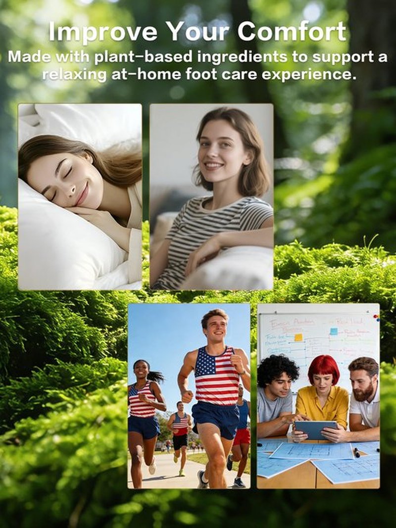 LuxeVital Natural Deep Cleansing Foot Pads - Goodnight Bamboo Foot Patches for Overnight Sleep Foot Care