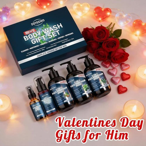 **Regine Switzerland Men's Body Wash Gift Set - Cleanses & Hydrates Skin | Perfect for Christmas & Birthdays**