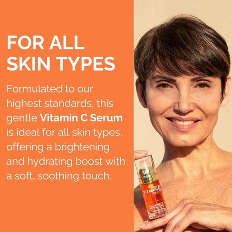 Noche Y Dia Vitamin C Serum - Anti-Aging Formula for Mature Skin | Hydrates & Firms - 30mL (1 fl oz)