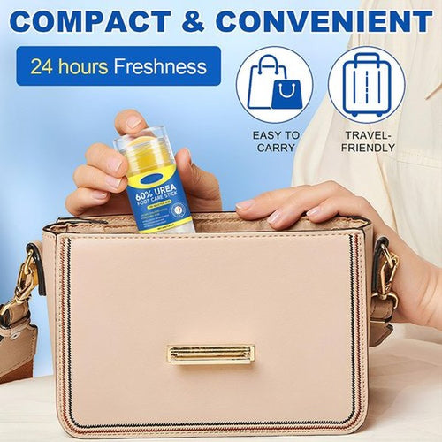 2 Pcs 60% Urea with 2% Salicylic Acid Foot Care Stick, Urea Foot Cream for Cracked Feet, Repairs Dry Rough Heels Fast, Foot Lotion Moisturizer for Dead Skin, Hydrating Heel Balm