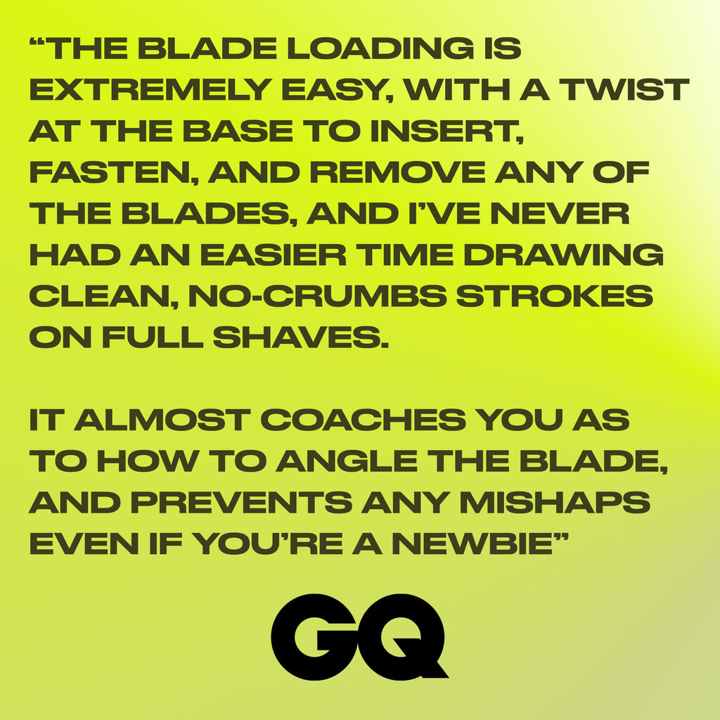 Leaf Shave | Twig Razor, Gold - All-Metal, Eco-Friendly Shaver for Men & Women; Includes 5 Stainless Steel Single-Edge Blades; Recommended for Face Shaving Lighter Hair and Sensitive Skin