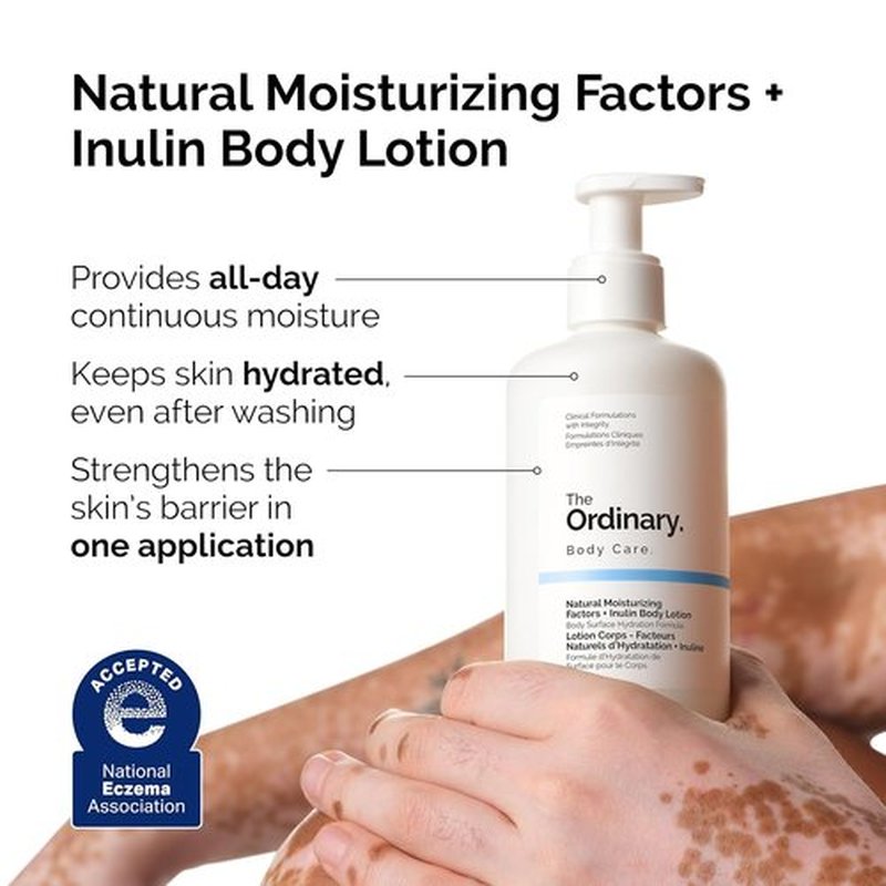The Ordinary Daily Skincare Set - Niacinamide 5% Emulsion & Moisturizing Body Lotion | Hydrating Essentials