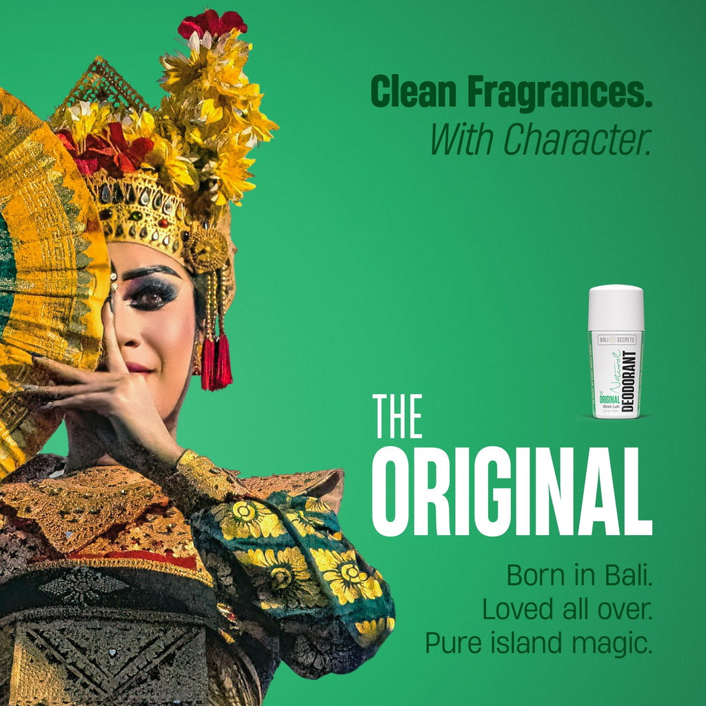 Bali Secrets The New Formula Natural Deodorant for Women & Men. Nonsense Free. Clean Formula for Sensitive Skin. Strong & Reliable Odor Protection. No Synthetic Aluminum. Organic & Vegan THE ORIGINAL