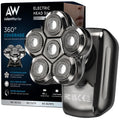 Electric Head Shaver for Bald Men: Waterproof Cordless Electric Razor for Bald Head & Hair Shaving - Close Shave, Skin-Friendly, 360° Full Coverage & Effortless Control, Easy to Clean, Wet & Dry Use