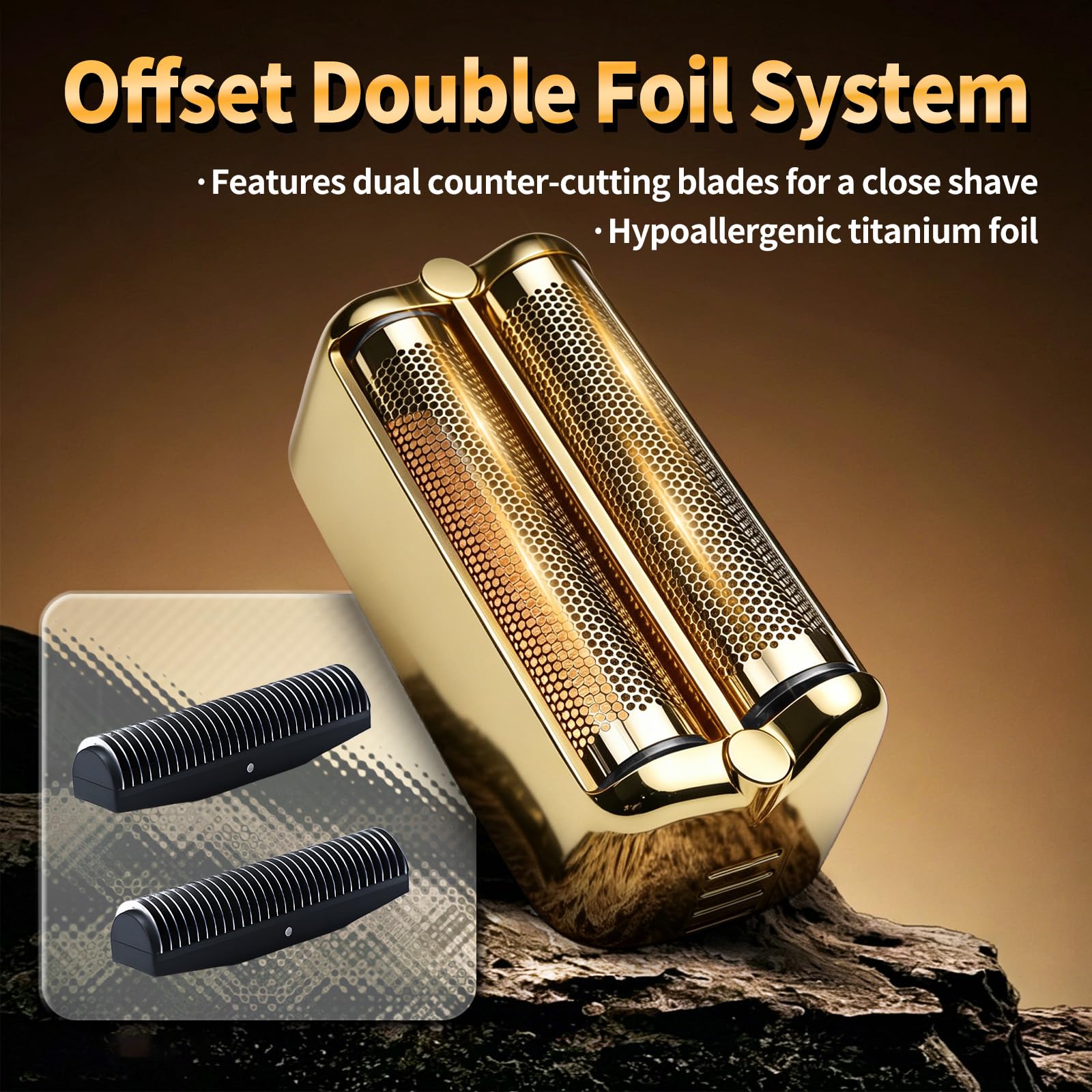 Double Replacement Foil for BaBylissPRO FXONE BlackFX Foil Stick Shaver
