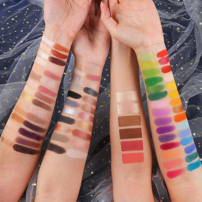 UCANBE 86 Colors Nude Eyeshadow Palette - Highly Pigmented, Long-Lasting & Waterproof | Includes 15 Makeup Brushes Set