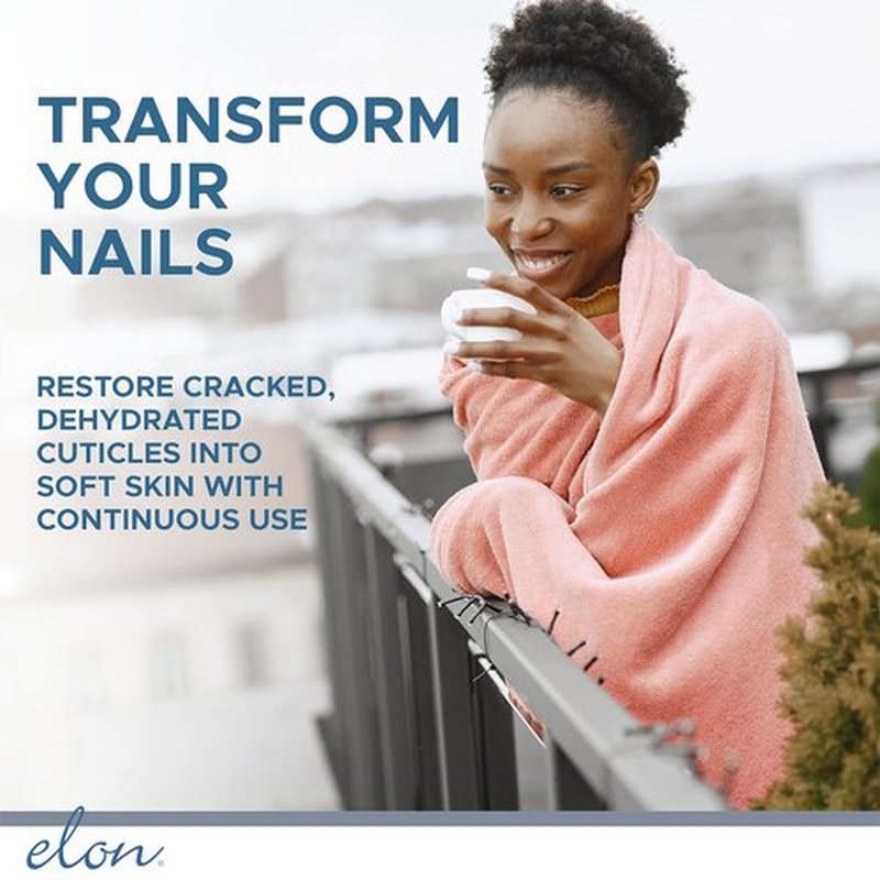 Elon Essentials Kit for Healthy Nails - Nail Conditioner, Cuticle Oil & File Set | Daily Strengthening & Moisturizing