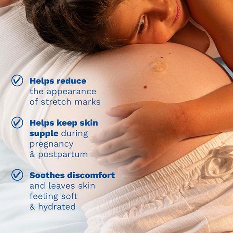 Mustela Organic Maternity Multi-Purpose Lotion - Stretch Marks & Skin Comfort - Unscented & Safe for Moms, Babies & Breastfeeding