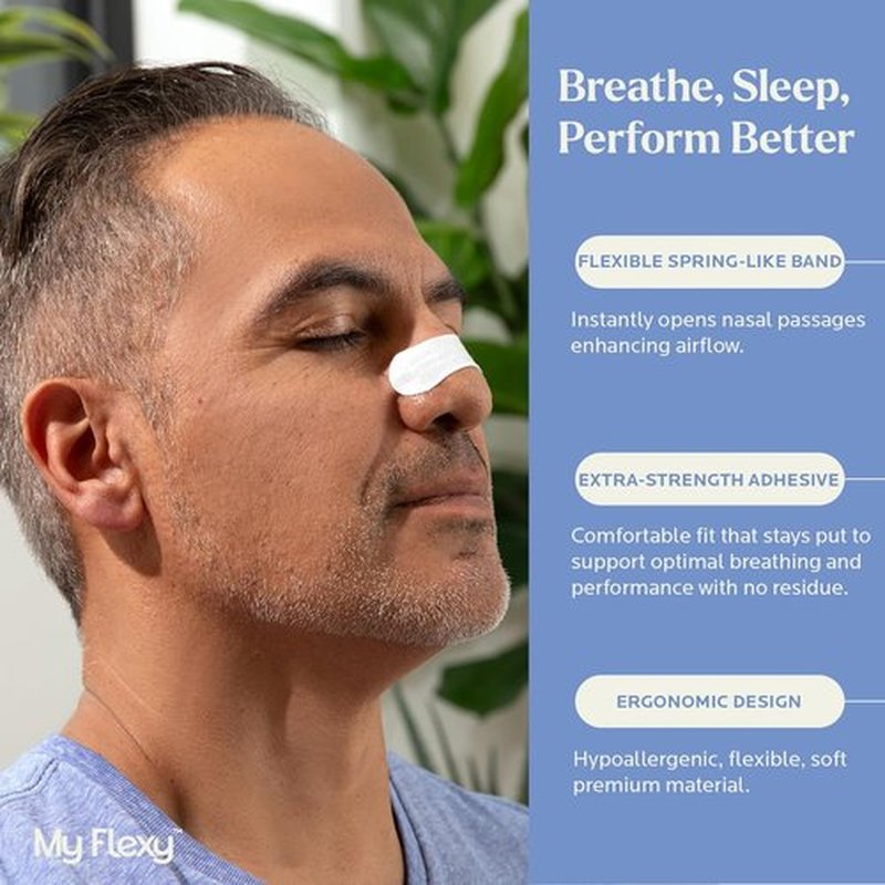 Regine Switzerland Nasal Strips - Extra Strength White Nose Strips for Snoring Relief | 30 Count for Better Sleep