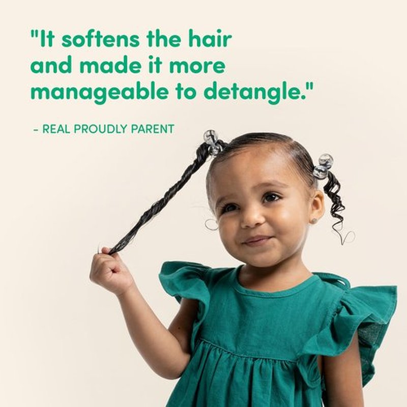 PROUDLY Moisturizing Wavy & Curly Hair Baby Conditioner by Gabrielle Union & Dwyane Wade, for Black & Brown Babies, Dry, Sensitive Skin, Sweet Vanilla, 2-Pack