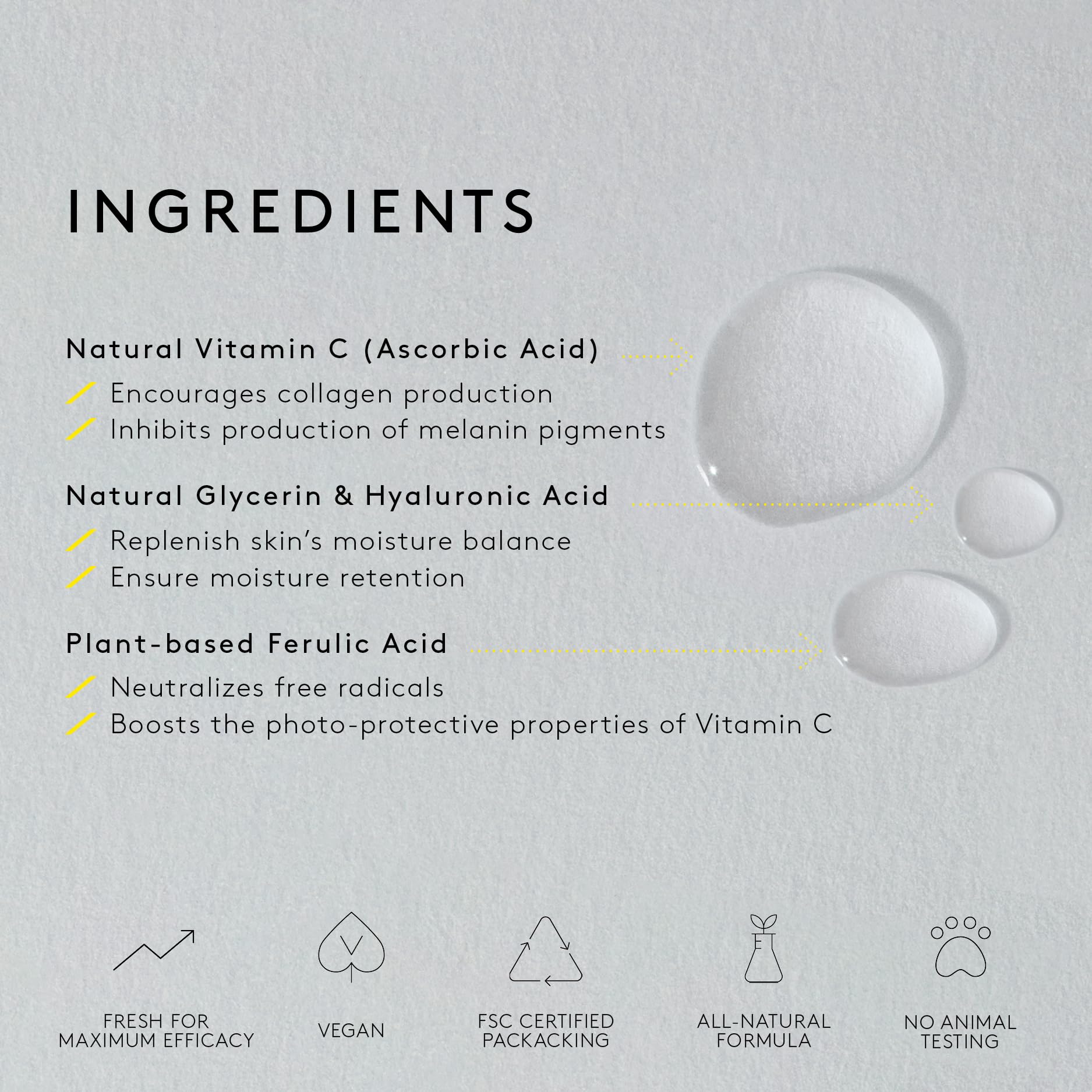 NUORI Supreme-C Serum | Brightening Vitamin C Serum, For All Skin Types, All Natural, 2 x 10 ml / 2 x 0.3 fl oz