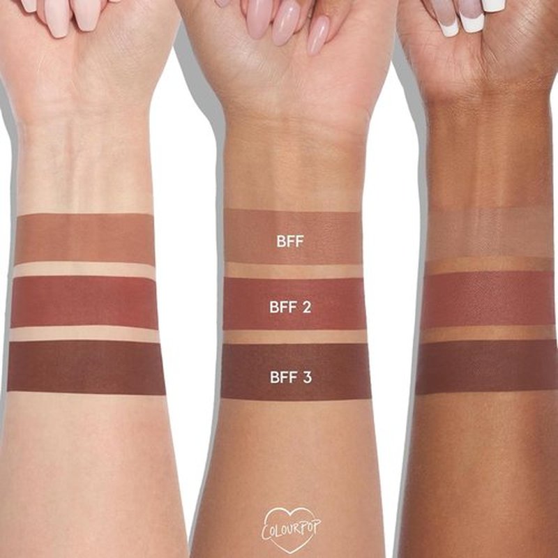 ColourPop Lippie Lip Pencil Kit - High-Pigment, Long-Lasting Lip Liner | Includes BFF Shades (3 Count)