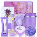 Arawat Purple Birthday Gifts for Women Sister Best Friend Mom 30th 40th 50th 60th Birthday Gifts for Her Care Package for Women Relaxing Spa Gift Basket Woman