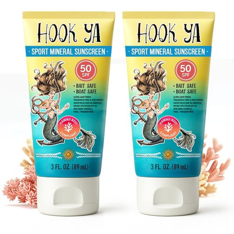 Hawaii Reef Compliant Non-Nano Mineral Sunscreen - 3oz Travel Size | UVA/UVB Protection, Fragrance-Free