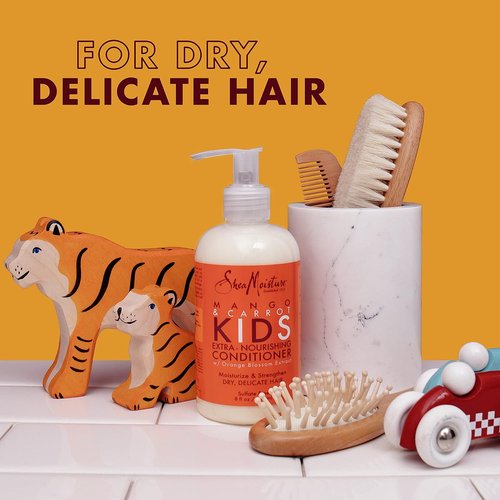 SheaMoisture Kids Conditioner - Sulfate-Free Mango & Carrot Formula for Healthy Hair | 7.7 oz