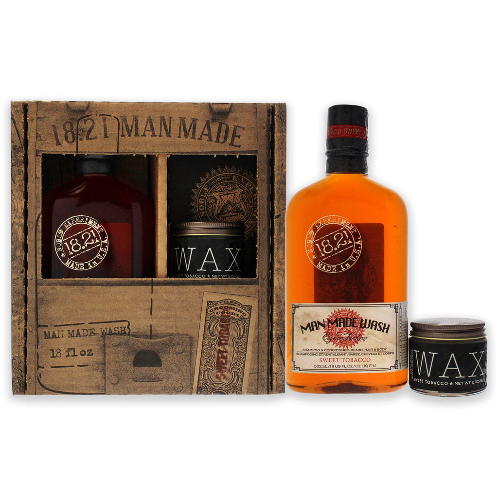 18.21 Man Made Wash Set, Spiced Vanilla & Balm