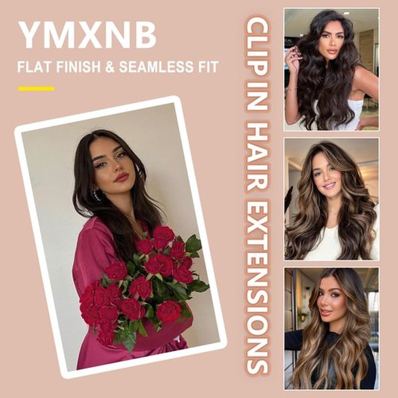 Clip In Hair Extensions Real Human Hair 120g 100% Remy Human Hair 7pcs Double Weft Extensions Clip Ins Invisible Seamless Straight Human Hair Clip In Extensions 18Inch Natural Black