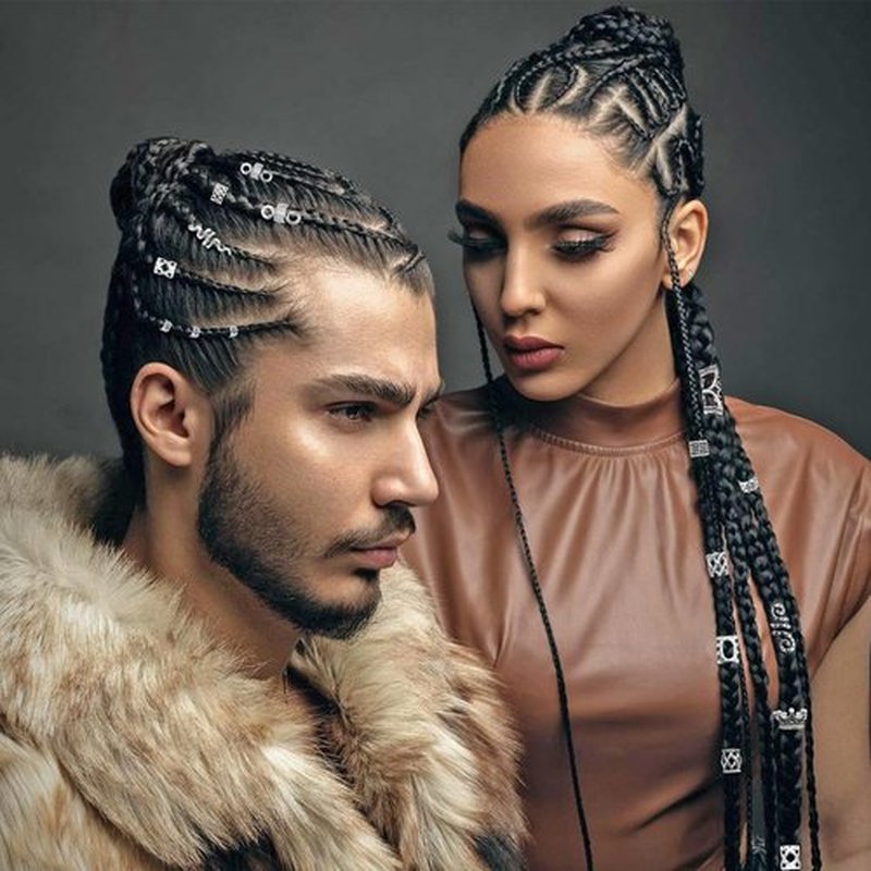 NAISKA Vikings Hair Jewelry for Braids 231Pcs Norse Runes Tube Beads Loc Dreadlock Accessories Metal Clips Cuff Rings Locs Jewelry Braiding Beard Decoration for Women and Girls