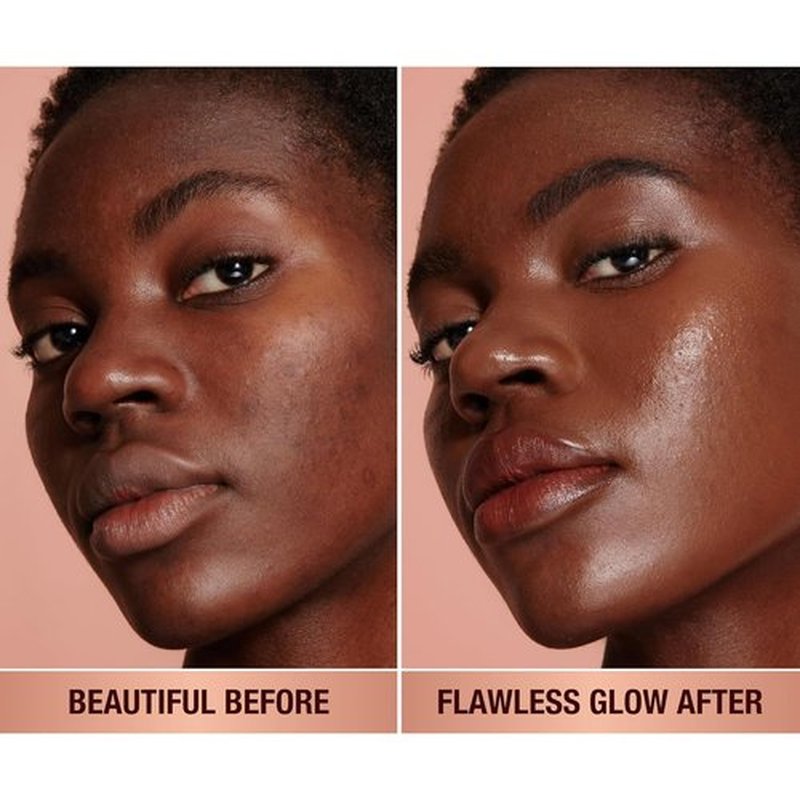 Charlotte Tilbury Hollywood Flawless Filter - Multi-Use Makeup Primer & Illuminating Highlighter - Smooths Skin, Sheer Coverage