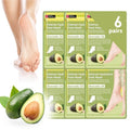 Innerest Original Derma Beauty Foot Mask 6 Pairs Avocado Oil Foot Masks Foot Bath Pedicure Supplies