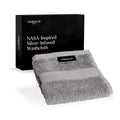 Miracle Made Soft Face Towel, Long-Staple Silver-Treated Cotton Fabric – Fade Resistant, Highly Absorbent, Quick-Drying Wash Cloth, Stone
