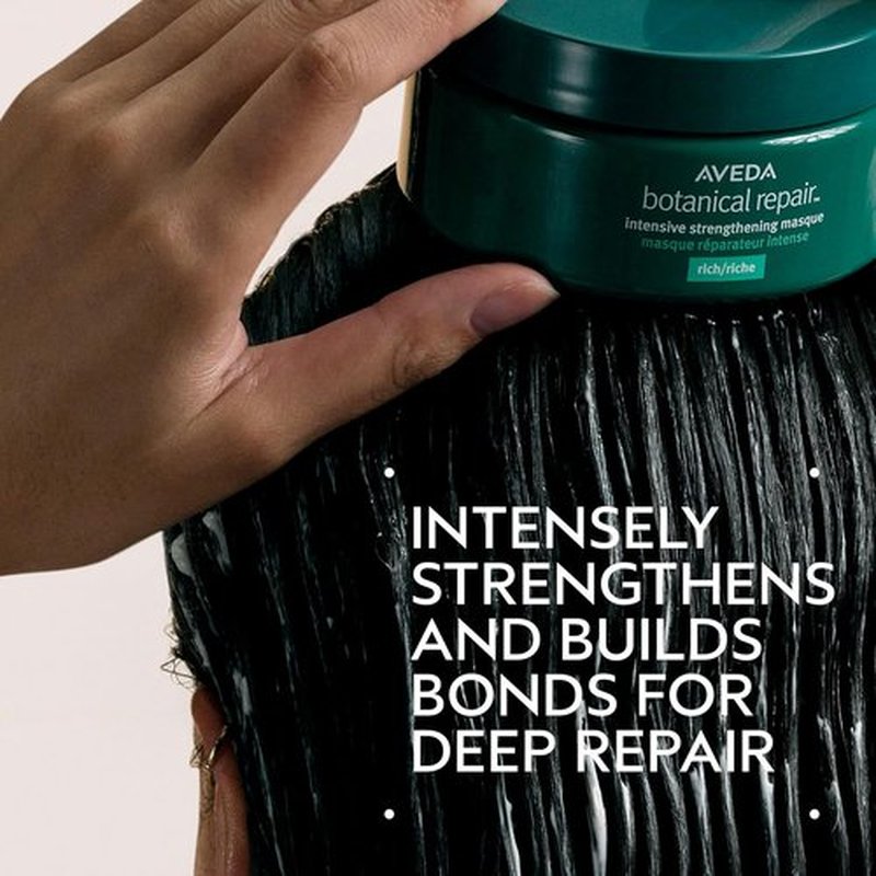 Aveda Botanical Repair Masque - Bond-Building Deep Conditioner for Stronger Hair | 94% Naturally Derived | Medium to Thick Hair
