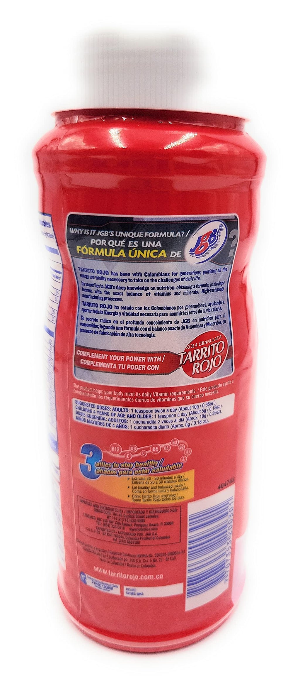 Kola Granulada Strawberry (Tarrito Rojo)
