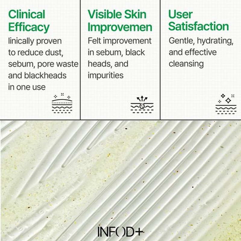 INFODPLUS XCESPI316 Gel Cleanser – Exosome & Walnut Powder Foaming Face Wash for Deep Pore Cleansing, Oil Control & Blackhead Care | Korean Cleanser for Men & Women, 100ml