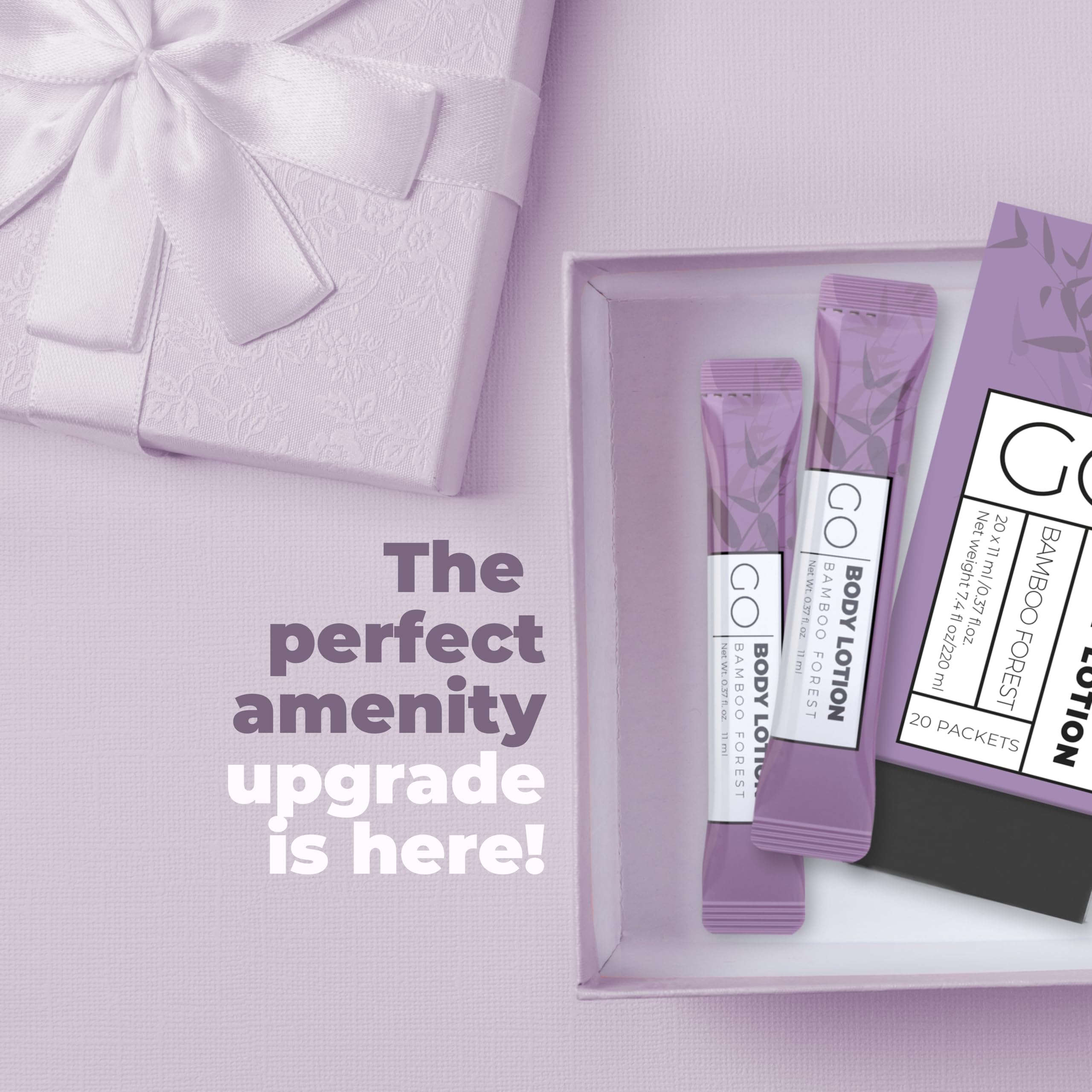 Go Essentials Travel Lotion Packets – Single Use Body and Hand Lotion for Hydrated Skin and Travel Size Toiletries - Bulk Travel Size Lotion Packets.