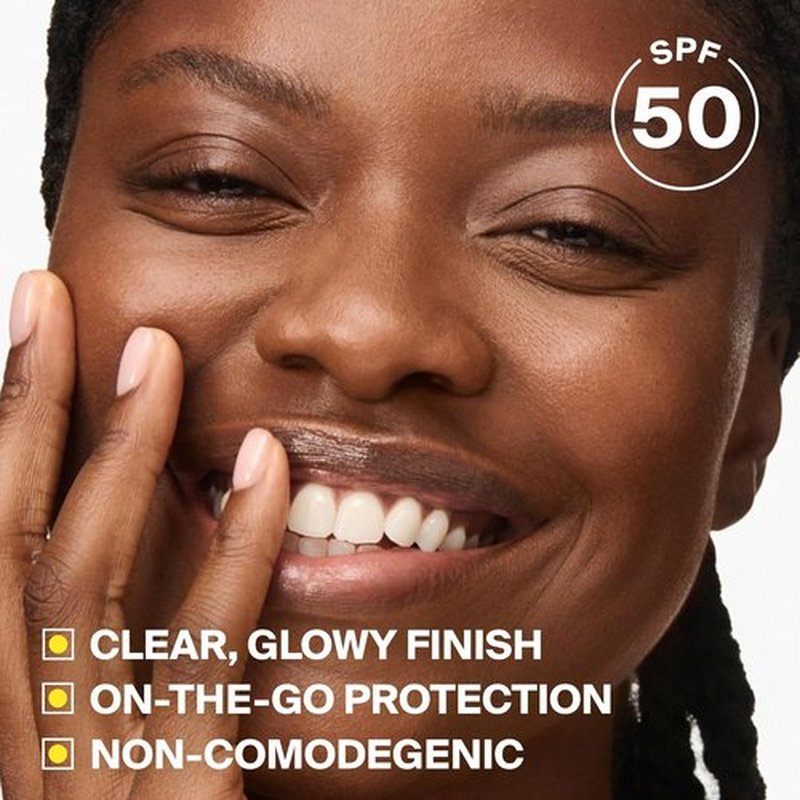 Supergoop! Glow Stick - SPF 50 PA++++ Dry Oil Sunscreen Stick for Face & Body | Brightens & Hydrates, 0.7 oz