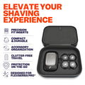 Freebird FlexSeries® Pro Travel Case - Durable Protection for Your Head Shaver and Accessories, Compact and Portable Design for On-the-Go Grooming, Organized Storage for a Perfect Shave Anywhere.