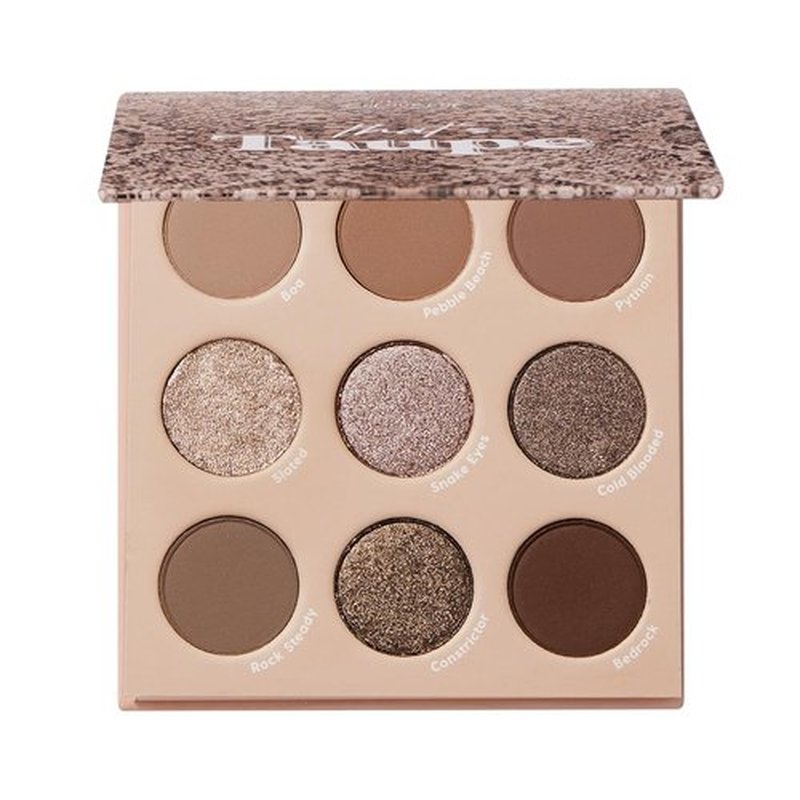 ColourPop That's Taupe Eyeshadow Palette - High-Pigment Cool-Toned Shadows with Matte & Metallic Finishes (0.3 oz)