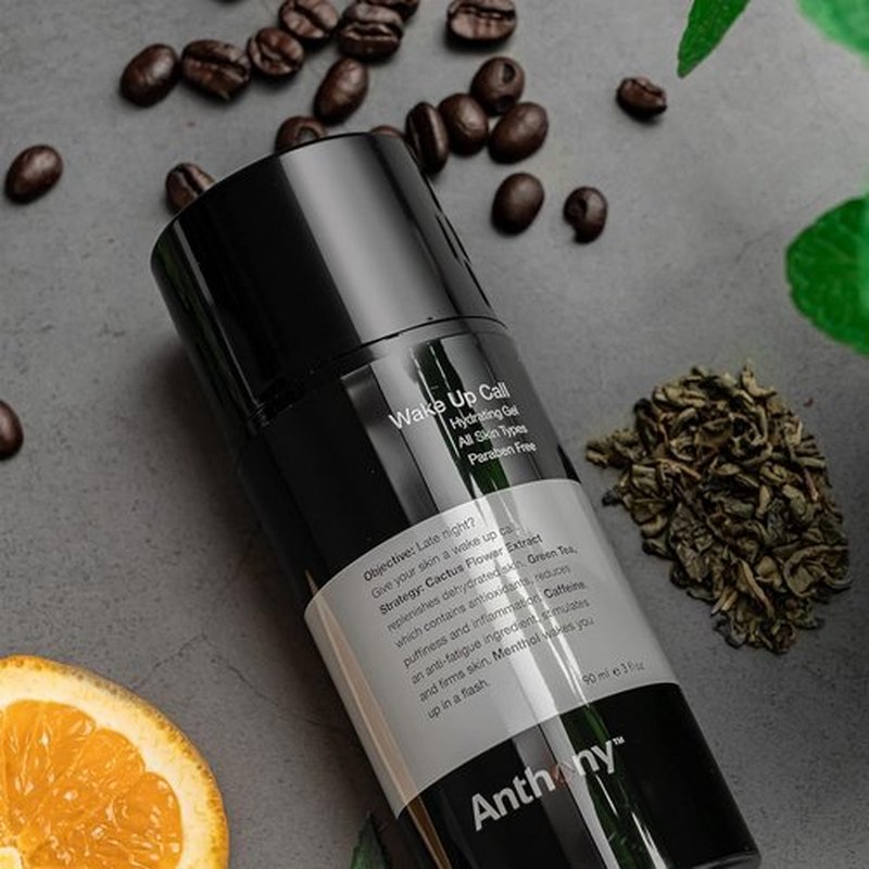 Anthony Wake Up Call Face Moisturizer - 3 Fl Oz Anti-Puffiness Refreshing Formula with Caffeine & Green Tea