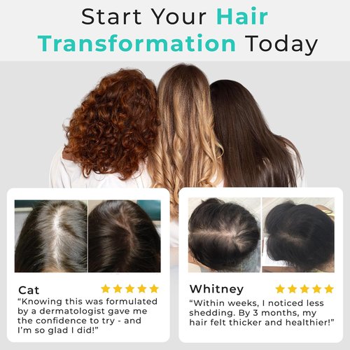 Hair Plus MD Hair Growth Supplement - Supports Density & Growth with Collagen & Vitamins | 120 Capsules
