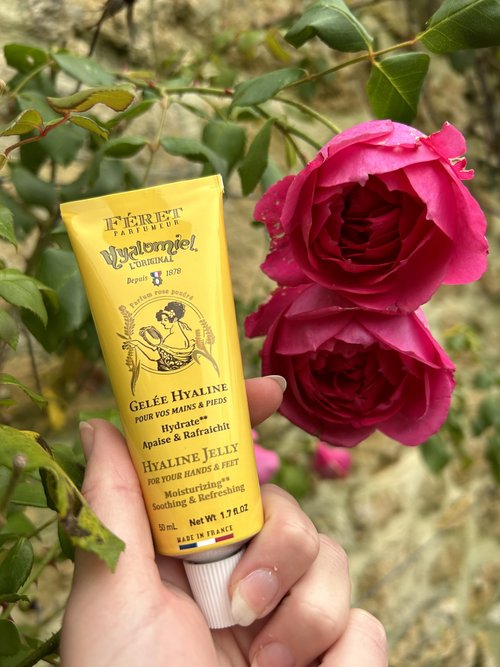 Feret Le Hyalomiel Gel Moisturizer – Rose Poudré – Hydrating Skincare with Organic Honey – Soothing Gel for Dry, Cracked Hands, Feet & Skin – Made in France – 50ml / 1.7oz