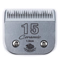 Furzone Detachable Ceramic Blade - Size 15 Blade 3/64", Made of High-Tech Ceramic Materials, Compatible with Most Andis, Oster, Wahl A5 Clippers