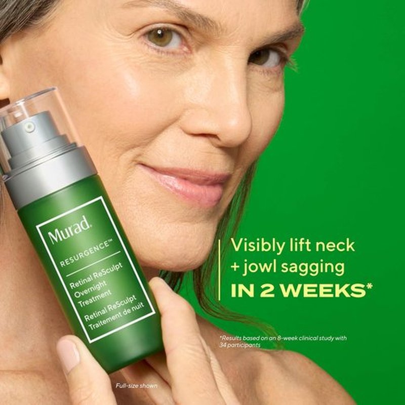 Murad Retinal ReSculpt Overnight Treatment - Advanced Face & Neck Serum for Deep Wrinkles & Lift