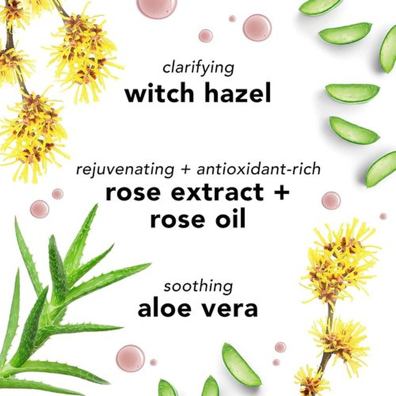 Mario Badescu Witch Hazel Facial Toner - Alcohol-Free, Infused with Lavender & Aloe Vera | 8 Fl Oz for Aging Skin