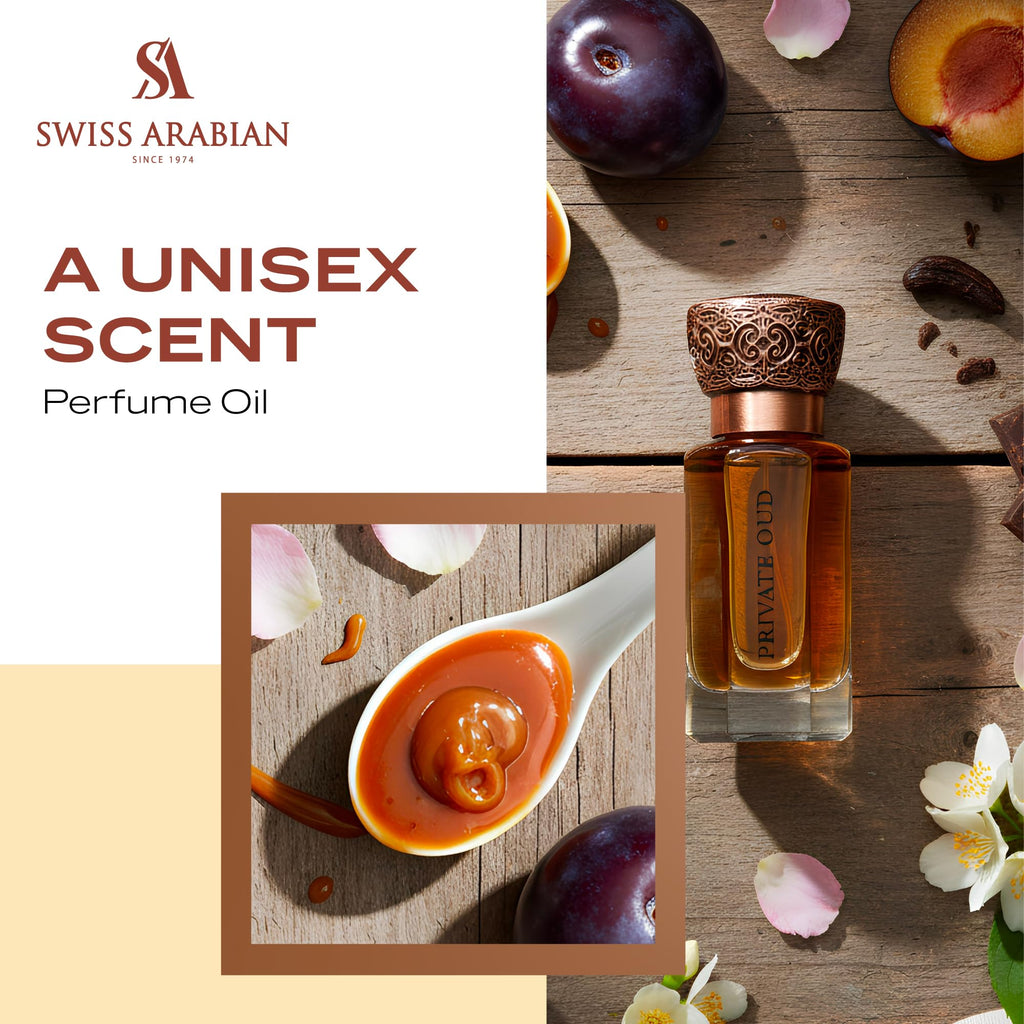 Swiss Arabian Private Oud - Luxury Products From Dubai - Long Lasting, Addictive Personal Perfume Oil Fragrance - A Seductive Signature Aroma - 0.4 Oz