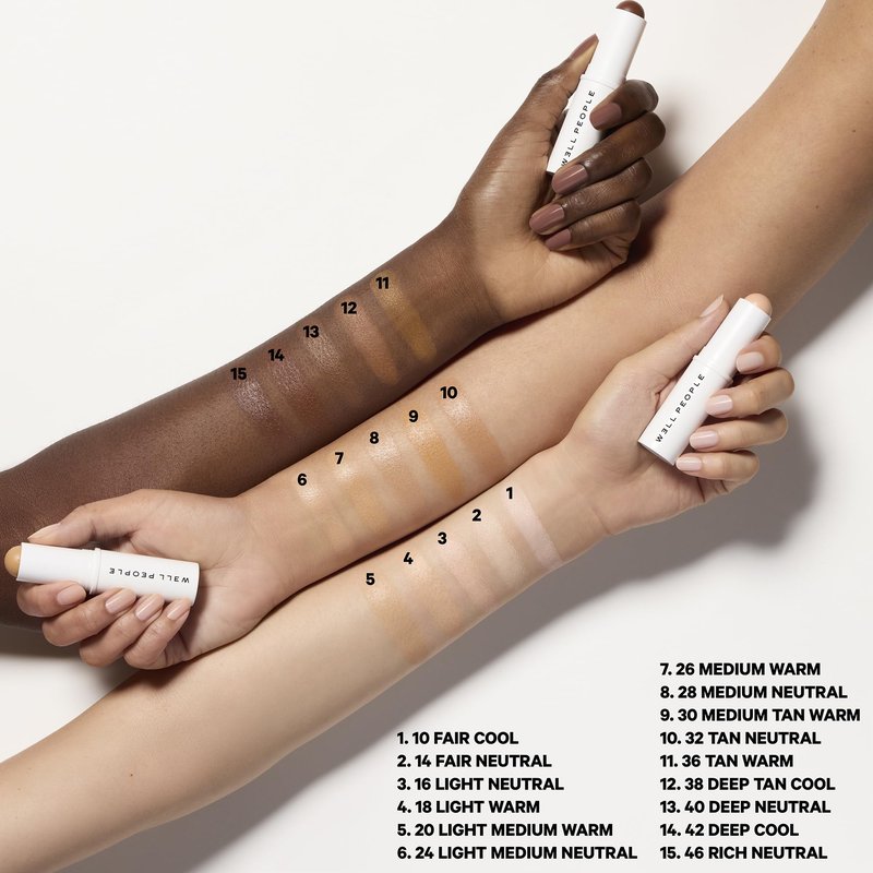 Well People Supernatural Complexion Stick Foundation + Concealer, Buildable, Light-to-Medium Coverage, Soft Matte Finish, Lightweight + Hydrating, Multi-Use, Vegan & Cruelty-Free, 16 Light Neutral
