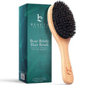 Boar Bristle Hair Brush for Women and Men, Natural 100% Soft Boars Hairbrush for Fine and Thin Hair