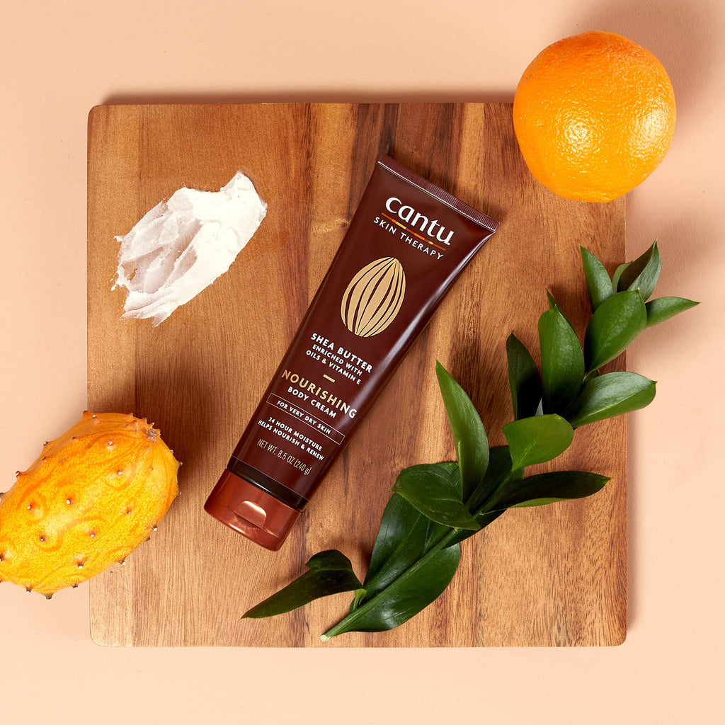 Cantu Skin Therapy Shea Butter Nourishing Body Cream for very Dry Skin, 8.5 Ounce