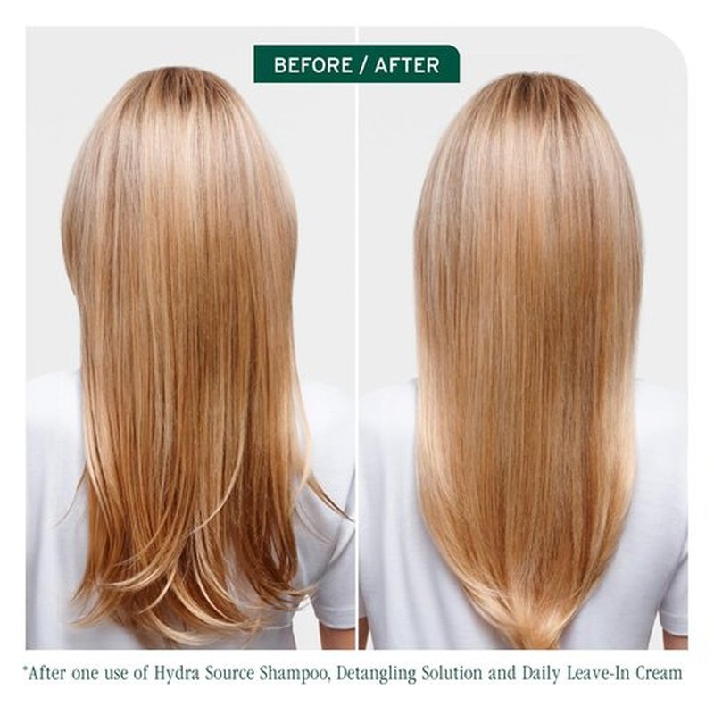 BIOLAGE Hydra Source Detangling Solution - Moisturizes Dry Hair, Reduces Frizz & Flyaways, Paraben-Free