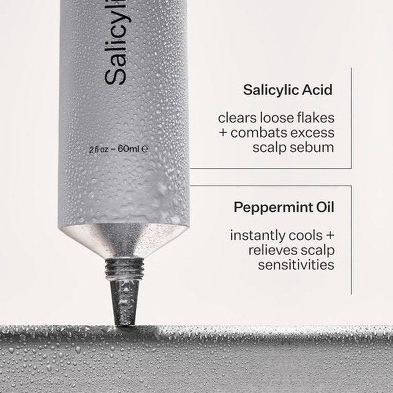 Act+ Acre Cold Processed Salicylic Acid Exfoliator - Balance & Soothe Scalp Build-Up | Vegan, 2 Fl Oz