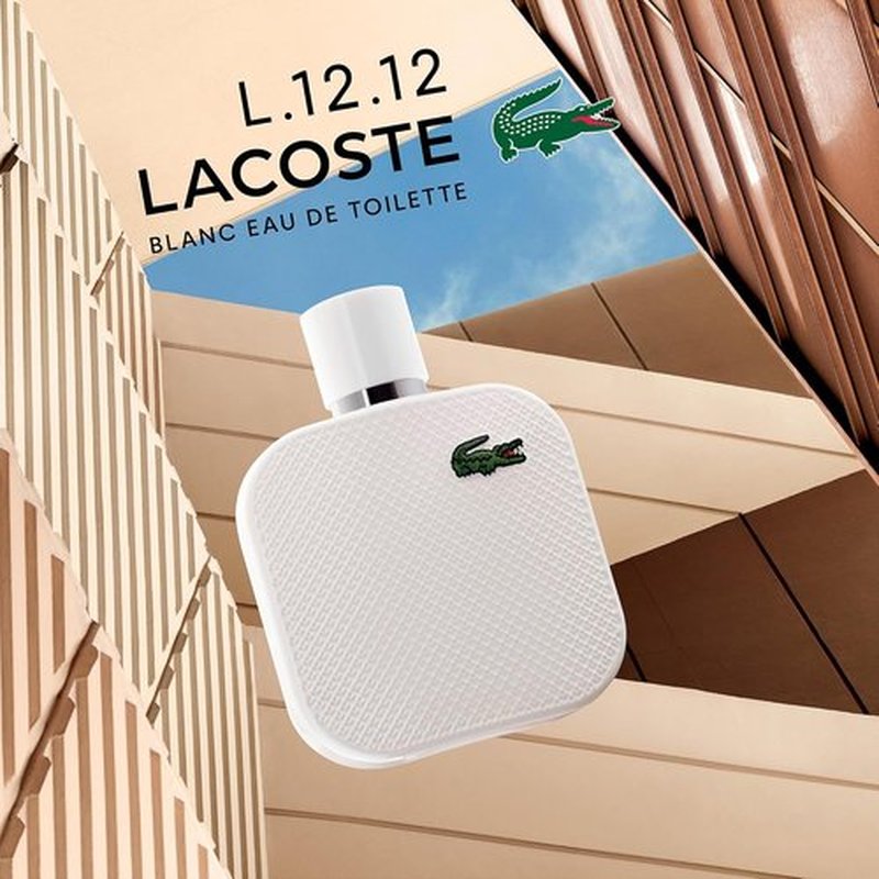 Lacoste L.12.12 Blanc | Elegant 3-Piece Fragrance Set for Men | Fresh & Timeless Scent